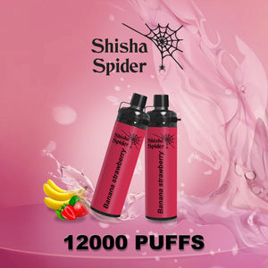 Shisha spider 12000 תות בננה 🍓🍌