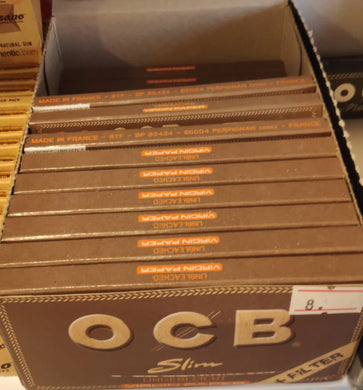 נייר גלגול ופילטר חום OCB SLIM